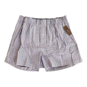 J Crew Patterned Boxer Shorts Blue Stripe 100% Cotton Mens Size M